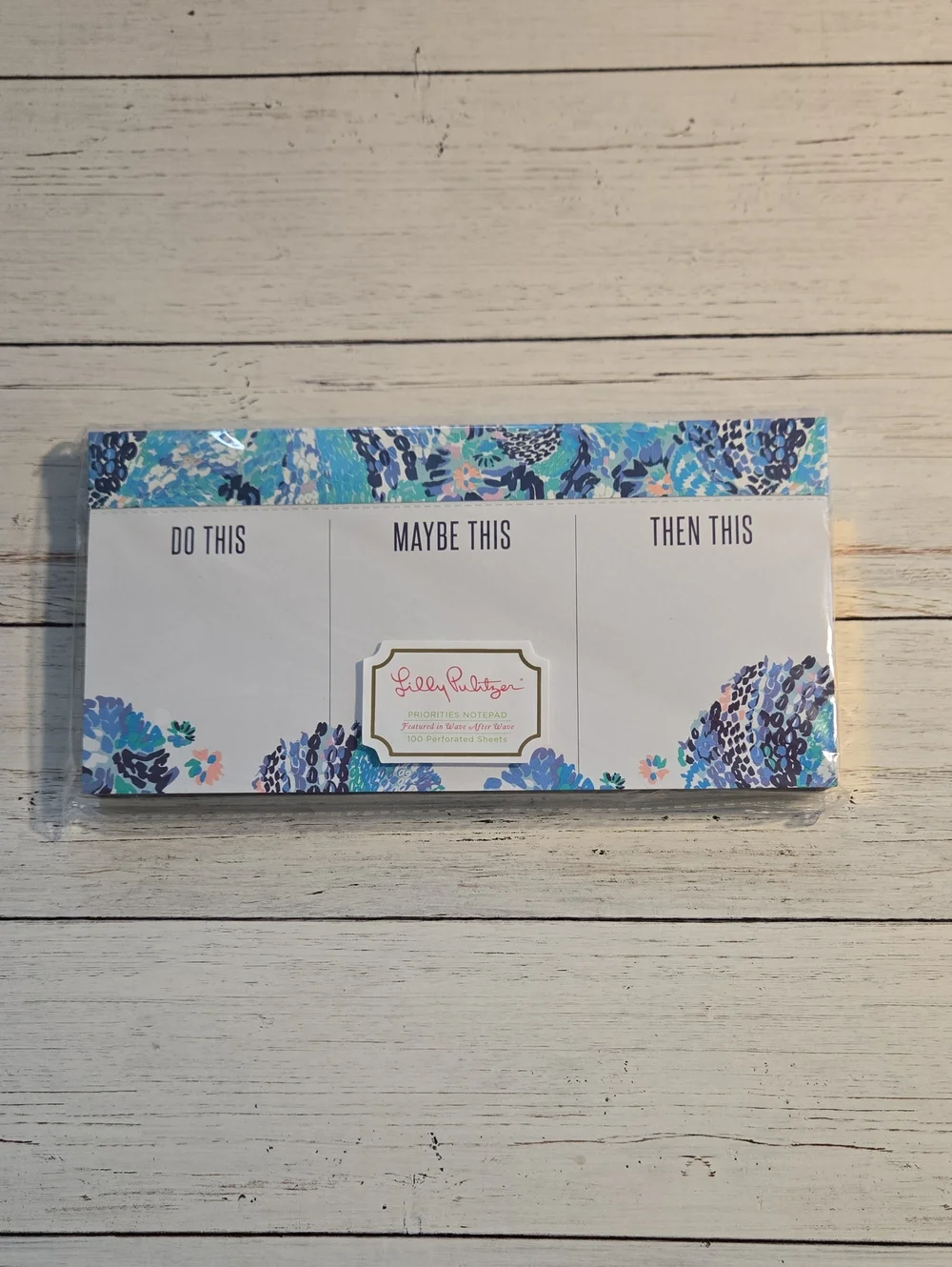 Lilly Pullitzer Priorities Notepad